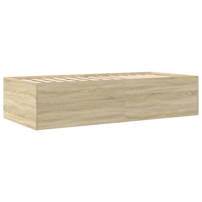 Casa si Gradina - Mobilier - Paturi si accesorii - Paturi - Cadru pat cu sertare, stejar sonoma, 90x200 cm, lemn prelucrat - Infinity.ro