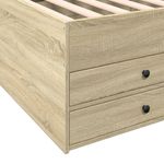 Casa si Gradina - Mobilier - Paturi si accesorii - Paturi - Cadru pat cu sertare, stejar sonoma, 90x200 cm, lemn prelucrat - Infinity.ro