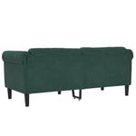 Casa si Gradina - Mobilier - Canapele si coltare - Canapele - Canapea cu 2 locuri, verde inchis, catifea - Infinity.ro