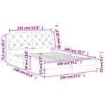 Casa si Gradina - Mobilier - Paturi si accesorii - Paturi - Cadru de pat cu tablie, negru, 140x200 cm, catifea - Infinity.ro