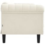 Casa si Gradina - Mobilier - Canapele si coltare - Canapele - Canapea cu 2 locuri, crem, catifea - Infinity.ro