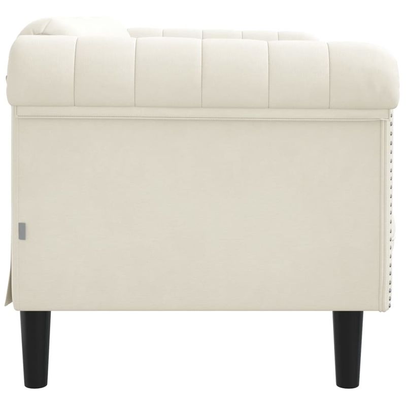 Casa si Gradina - Mobilier - Canapele si coltare - Canapele - Canapea cu 2 locuri, crem, catifea - Infinity.ro