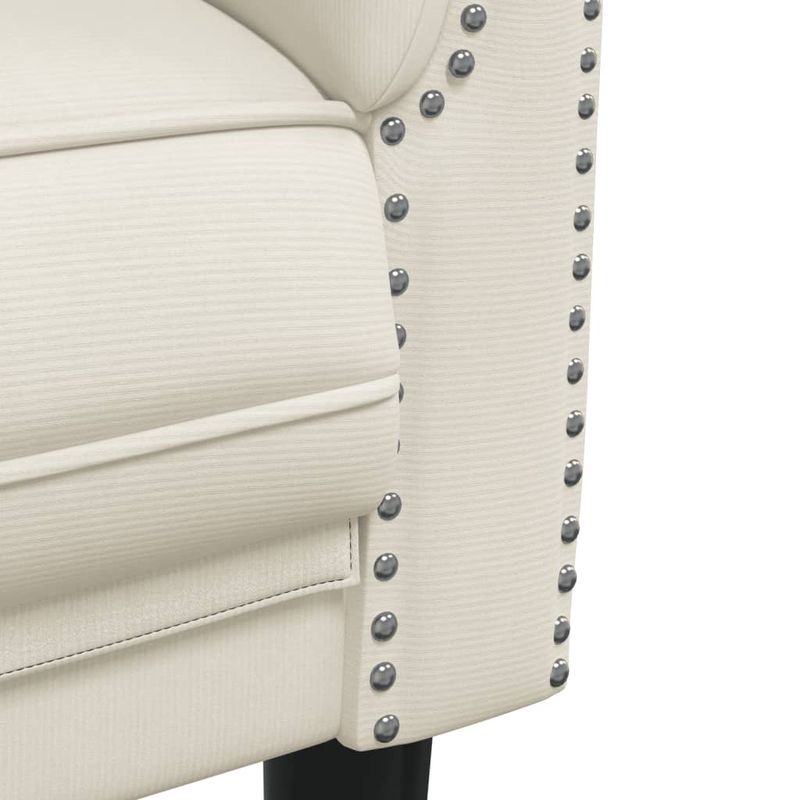 Casa si Gradina - Mobilier - Canapele si coltare - Canapele - Canapea cu 2 locuri, crem, catifea - Infinity.ro
