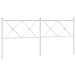 Casa si Gradina - Mobilier - Paturi si accesorii - Accesorii paturi - Tablie de pat metalica, alb, 180 cm - Infinity.ro