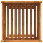 Casa si Gradina - Gradinarit si plante - Plante si ghivece - Ghivece si suporturi - Jardiniera de gradina cu captuseala, 50x50x50 cm, lemn acacia - Infinity.ro