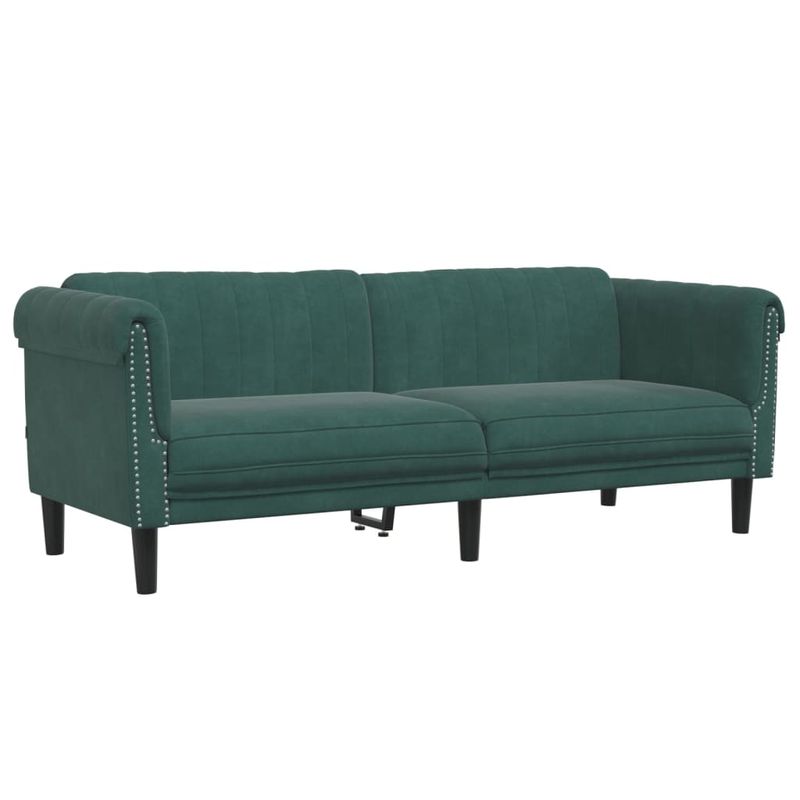 Casa si Gradina - Mobilier - Seturi de mobilier - Seturi living - Set de canapele, 3 piese, verde inchis, catifea - Infinity.ro