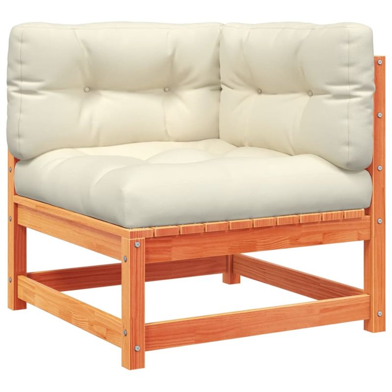 Casa si Gradina - Gradina si terasa - Mobilier exterior - Seturi mobila gradina - Set canapele gradina cu perne, 10 piese, maro lemn masiv de pin - Infinity.ro