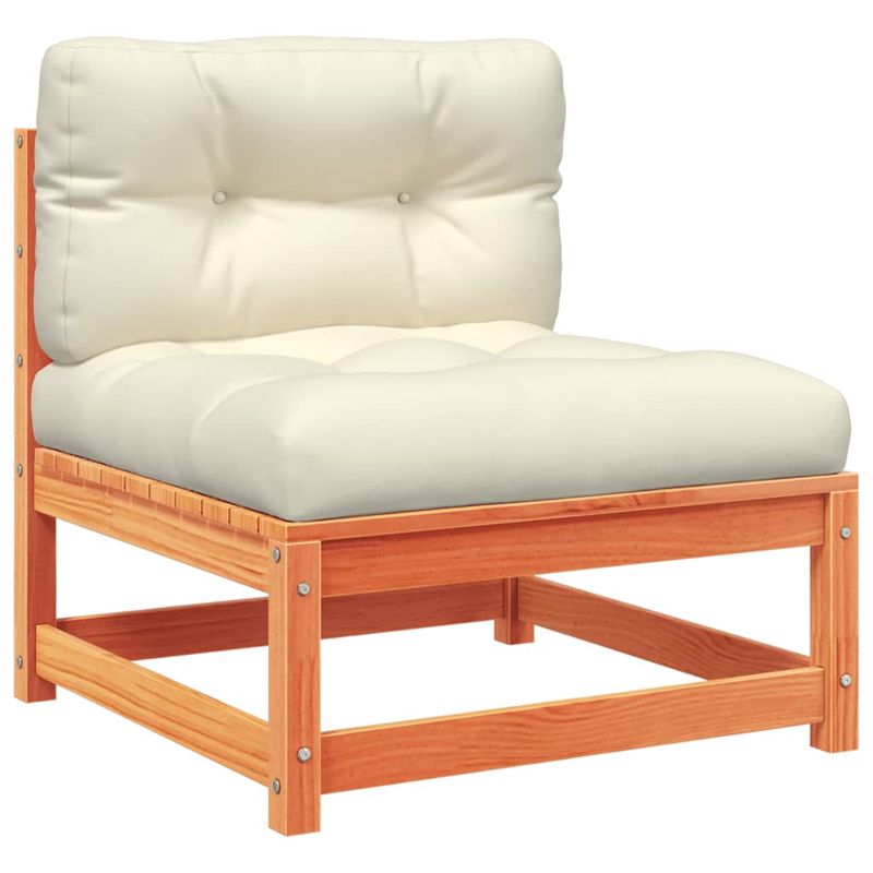 Casa si Gradina - Gradina si terasa - Mobilier exterior - Seturi mobila gradina - Set canapele gradina cu perne, 10 piese, maro lemn masiv de pin - Infinity.ro