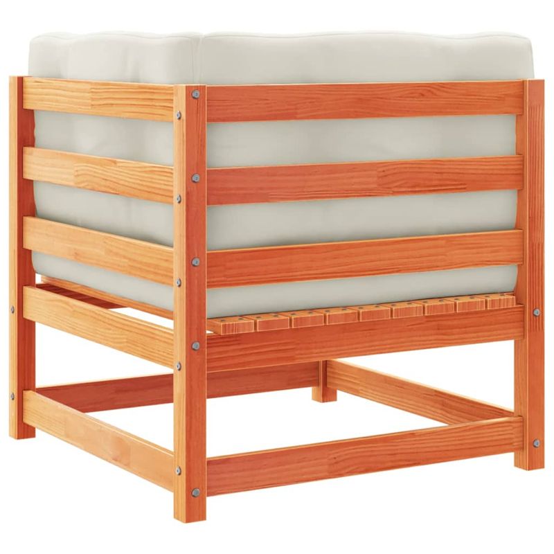 Casa si Gradina - Gradina si terasa - Mobilier exterior - Seturi mobila gradina - Set canapele gradina cu perne, 10 piese, maro lemn masiv de pin - Infinity.ro