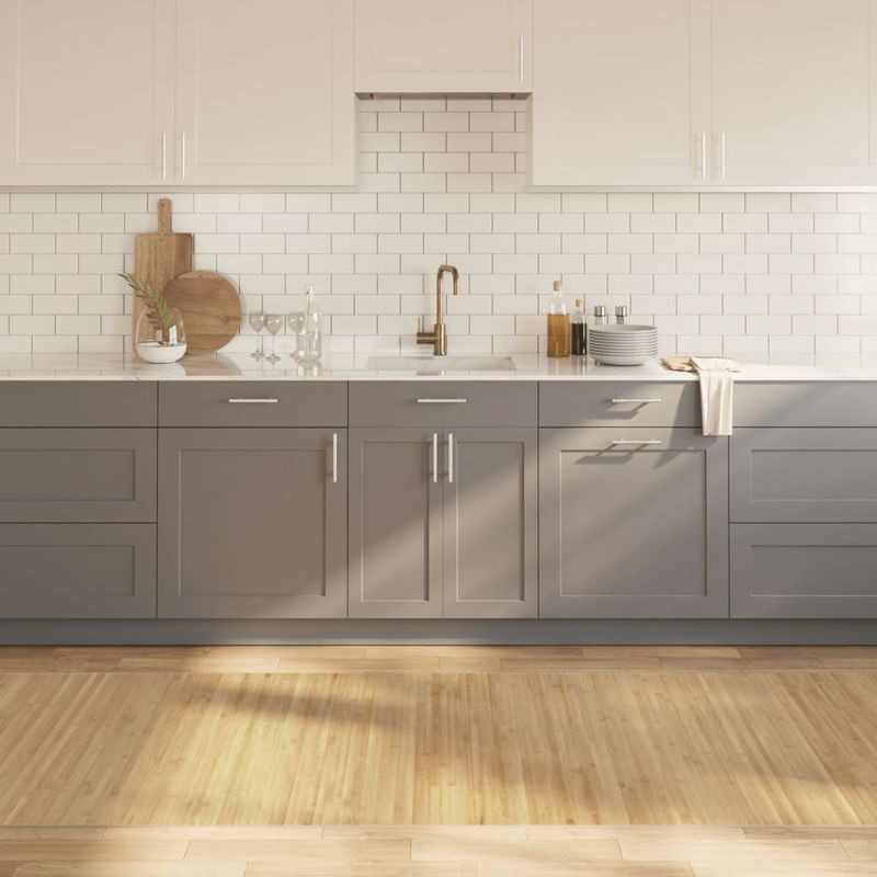 Casa si Gradina - Textile si covoare - Covoare - Covoare casa - Covor dreptunghiular, natural deschis, 100x300 cm, bambus - Infinity.ro