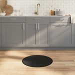 Casa si Gradina - Textile si covoare - Covoare - Covoare casa - Covor rotund, negru, 60 cm, bambus - Infinity.ro