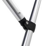 Auto si Moto - Ambarcatiuni - Accesorii ambarcatiuni - Parasolar barca Bimini cu 4 arcuri, negru, 243x250x131 cm - Infinity.ro