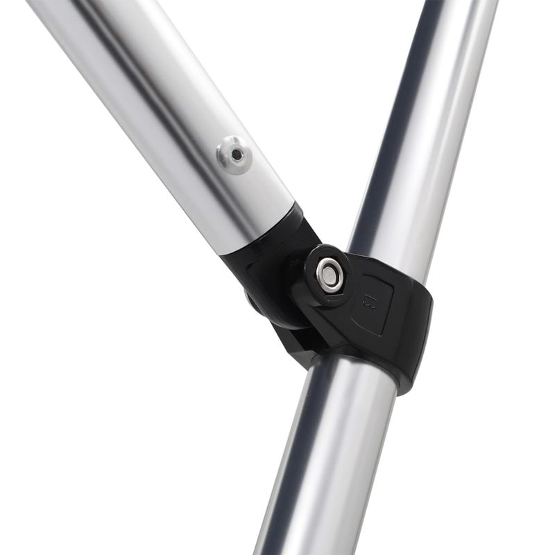 Auto si Moto - Ambarcatiuni - Accesorii ambarcatiuni - Parasolar barca Bimini cu 4 arcuri, negru, 243x250x131 cm - Infinity.ro