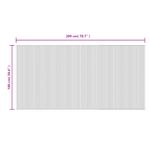 Casa si Gradina - Textile si covoare - Covoare - Covoare casa - Covor dreptunghiular, maro inchis, 100x200 cm, bambus - Infinity.ro