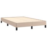 Casa si Gradina - Mobilier - Paturi si accesorii - Paturi - Cadru de pat, cappuccino, 120x190 cm, piele ecologica - Infinity.ro