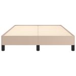 Casa si Gradina - Mobilier - Paturi si accesorii - Paturi - Cadru de pat, cappuccino, 120x190 cm, piele ecologica - Infinity.ro