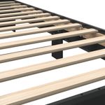 Casa si Gradina - Mobilier - Paturi si accesorii - Paturi - Cadru de pat, negru, 100x200 cm, lemn prelucrat si metal - Infinity.ro