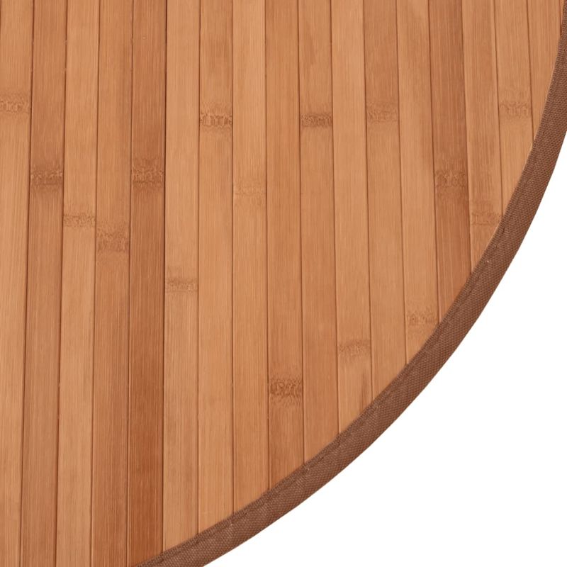 Casa si Gradina - Textile si covoare - Covoare - Covoare casa - Covor rotund, natural, 80 cm, bambus - Infinity.ro