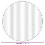 Casa si Gradina - Textile si covoare - Covoare - Covoare casa - Covor rotund, natural, 80 cm, bambus - Infinity.ro