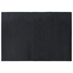 Casa si Gradina - Textile si covoare - Covoare - Covoare casa - Covor dreptunghiular, negru, 70x100 cm, bambus - Infinity.ro
