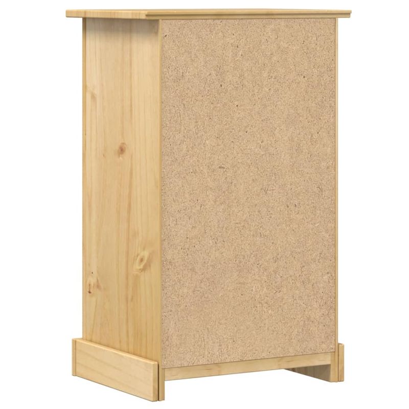 Casa si Gradina - Mobilier - Comode si corpuri - Noptiere - Noptiera Corona, 53x39x84 cm, lemn masiv de pin - Infinity.ro