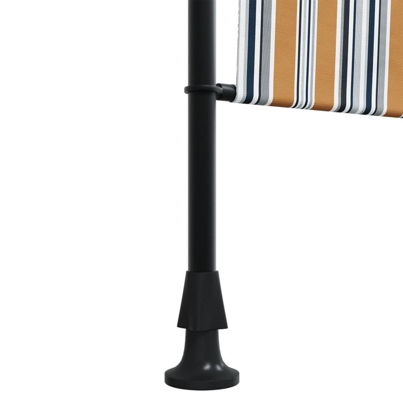 Casa si Gradina - Gradina si terasa - Umbrele si pavilioane - Pavilioane - Jaluzea rulou de exterior, galben/alb, 150x270 cm tesatura/otel - Infinity.ro