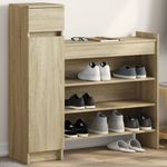 Casa si Gradina - Mobilier - Organizare si depozitare - Organizator incaltaminte - Dulap de pantofi stejar Sonoma 100,5x28x100 cm lemn prelucrat - Infinity.ro