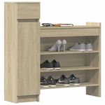Casa si Gradina - Mobilier - Organizare si depozitare - Organizator incaltaminte - Dulap de pantofi stejar Sonoma 100,5x28x100 cm lemn prelucrat - Infinity.ro