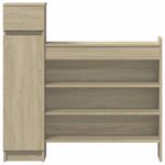 Casa si Gradina - Mobilier - Organizare si depozitare - Organizator incaltaminte - Dulap de pantofi stejar Sonoma 100,5x28x100 cm lemn prelucrat - Infinity.ro