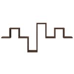 Casa si Gradina - Mobilier - Biblioteci si rafturi - Rafturi - Raft de perete, stejar maro, 104,5x10x43 cm, lemn prelucrat - Infinity.ro