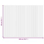 Casa si Gradina - Textile si covoare - Covoare - Covoare casa - Covor dreptunghiular, maro inchis, 80x100 cm, bambus - Infinity.ro