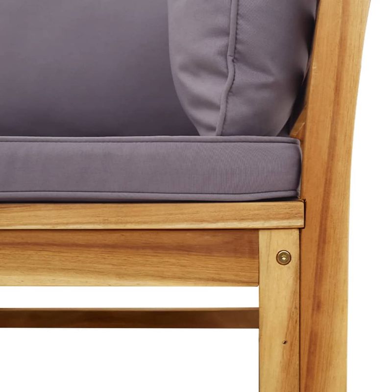 Casa si Gradina - Gradina si terasa - Mobilier exterior - Canapele si fotolii gradina - Set mobilier de gradina cu perne, 5 buc., lemn masiv acacia - Infinity.ro