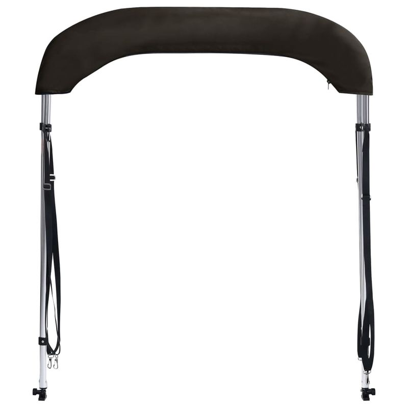 Auto si Moto - Ambarcatiuni - Accesorii ambarcatiuni - Parasolar barca Bimini cu 2 arcuri, negru, 179x156x93 cm - Infinity.ro