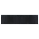 Casa si Gradina - Textile si covoare - Covoare - Covoare casa - Covor dreptunghiular, negru, 100x400 cm, bambus - Infinity.ro