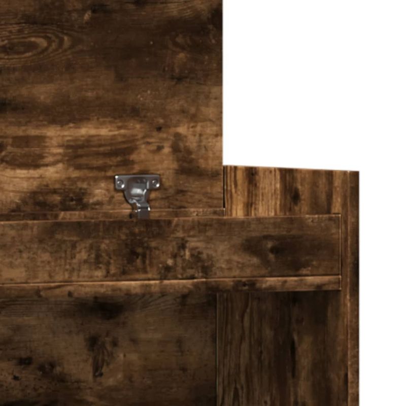 Casa si Gradina - Mobilier - Organizare si depozitare - Organizator incaltaminte - Pantofar, stejar afumat, 100,5x28x100 cm, lemn compozit - Infinity.ro