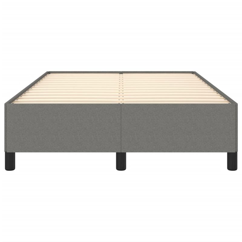 Casa si Gradina - Mobilier - Paturi si accesorii - Paturi - Cadru de pat, gri inchis, 120x190 cm, material textil - Infinity.ro