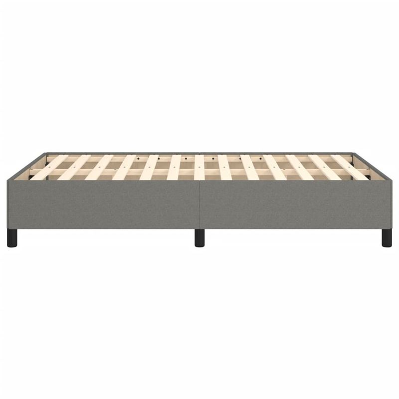 Casa si Gradina - Mobilier - Paturi si accesorii - Paturi - Cadru de pat, gri inchis, 120x190 cm, material textil - Infinity.ro