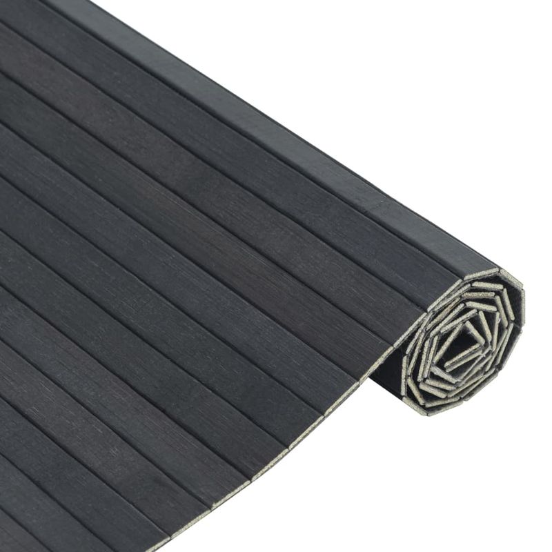 Casa si Gradina - Textile si covoare - Covoare - Covoare casa - Covor dreptunghiular, gri, 100x100 cm, bambus - Infinity.ro