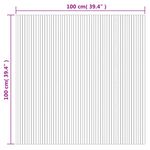 Casa si Gradina - Textile si covoare - Covoare - Covoare casa - Covor dreptunghiular, gri, 100x100 cm, bambus - Infinity.ro