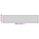 Casa si Gradina - Textile si covoare - Covoare - Covoare casa - Covor dreptunghiular, maro, 60x300 cm, bambus - Infinity.ro