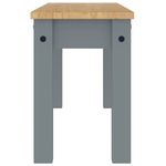 Casa si Gradina - Mobilier - Canapele si coltare - Banchete - Bancheta de bucatarie Panama, gri, 105x30x45 cm, lemn masiv pin - Infinity.ro
