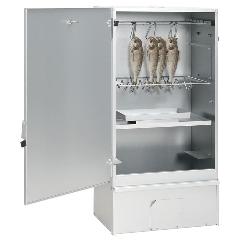 Casa si Gradina - Gradina si terasa - Gratare si accesorii - Gratare de gradina - Afumatoare cuptor/gratar, generator fum rece, otel galvanizat - Infinity.ro