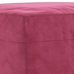 Casa si Gradina - Mobilier - Seturi de mobilier - Seturi living - Set canapea cu perne, 3 piese, rosu vin, catifea - Infinity.ro