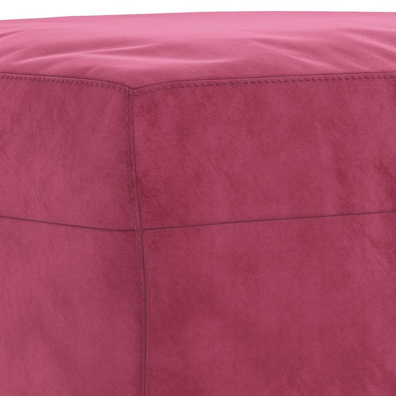Casa si Gradina - Mobilier - Seturi de mobilier - Seturi living - Set canapea cu perne, 3 piese, rosu vin, catifea - Infinity.ro