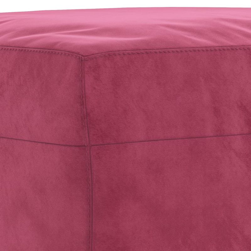 Casa si Gradina - Mobilier - Seturi de mobilier - Seturi living - Set canapea cu perne, 3 piese, rosu vin, catifea - Infinity.ro