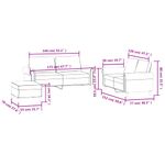 Casa si Gradina - Mobilier - Seturi de mobilier - Seturi living - Set canapea cu perne, 3 piese, rosu vin, catifea - Infinity.ro