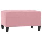Casa si Gradina - Mobilier - Seturi de mobilier - Seturi living - Set de canapele cu perne, 4 piese, roz, catifea - Infinity.ro