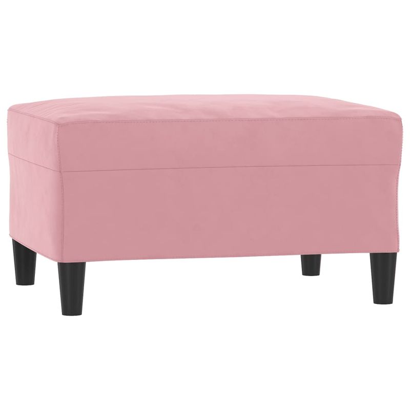 Casa si Gradina - Mobilier - Seturi de mobilier - Seturi living - Set de canapele cu perne, 4 piese, roz, catifea - Infinity.ro