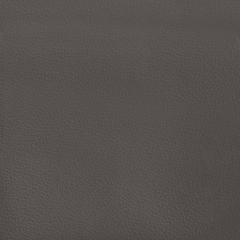 Casa si Gradina - Mobilier - Scaune si fotolii - Fotolii - Fotoliu canapea cu taburet, gri, 60 cm, piele ecologica - Infinity.ro