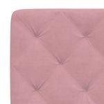 Casa si Gradina - Mobilier - Paturi si accesorii - Paturi - Cadru de pat cu tablie, roz, 140x200 cm, catifea - Infinity.ro